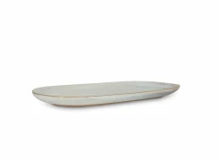 Schaal Cameo 33,5x18cm - stoneware - beige