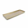 Schaal Charm 37x14cm - aluminium - goud