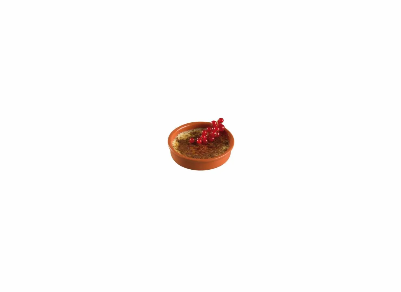 Schaal Crème brulée Ø12cm - terracotta - terracotta set van 4