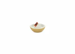 Schaal Hungry bird Ø16cm - keramiek - geel & wit