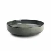 Schaal Meridian Ø28cm - steen - groen & blauw
