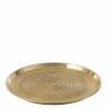 Schaal Ringen Ø45cm - roestvrij staal - goud