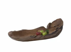 Schaal Teak 50x20cm - teak massief - naturel