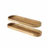 Schaal Tikko 25x82/18x72cm set van 2