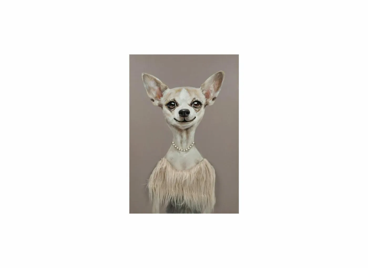 Schilderij op canvas Chihuahua 60x90cm