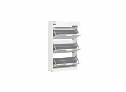 Schoenenkast Bagan 75x29x128cm - melamine - wit