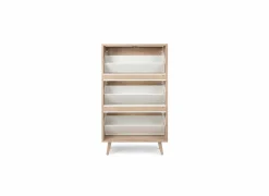 Schoenenkast Bali 70x24x125cm - melamine - sonoma eik