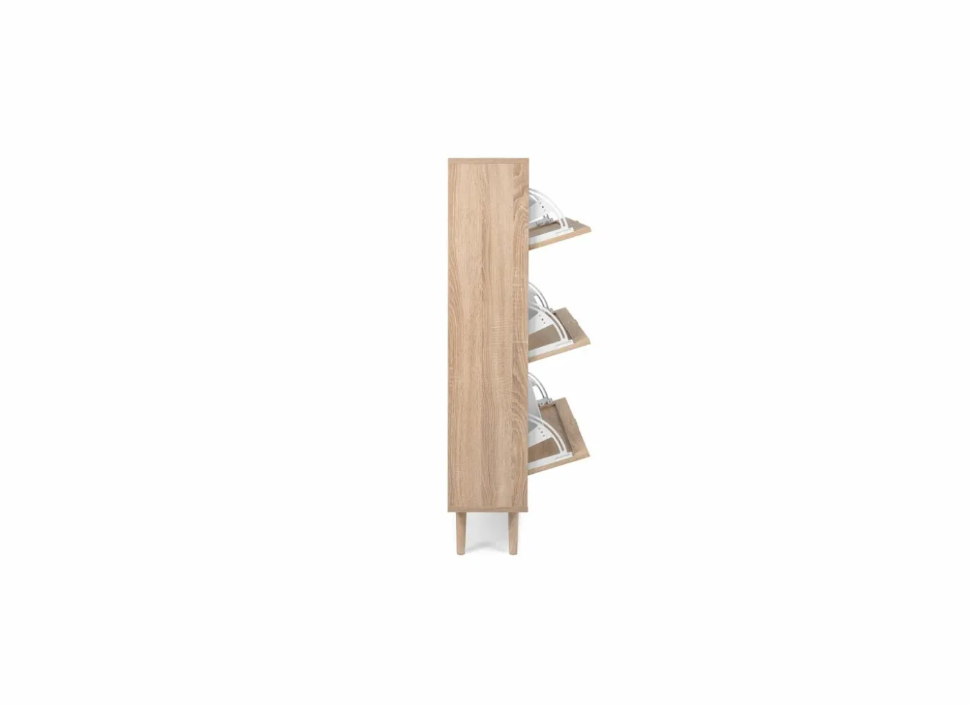 Schoenenkast Bali 70x24x125cm - melamine - sonoma eik