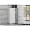 Schoenenkast Boots 69x34x120cm - decor - wit & beton