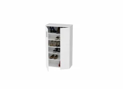 Schoenenkast Boots 69x34x120cm  - decor - wit