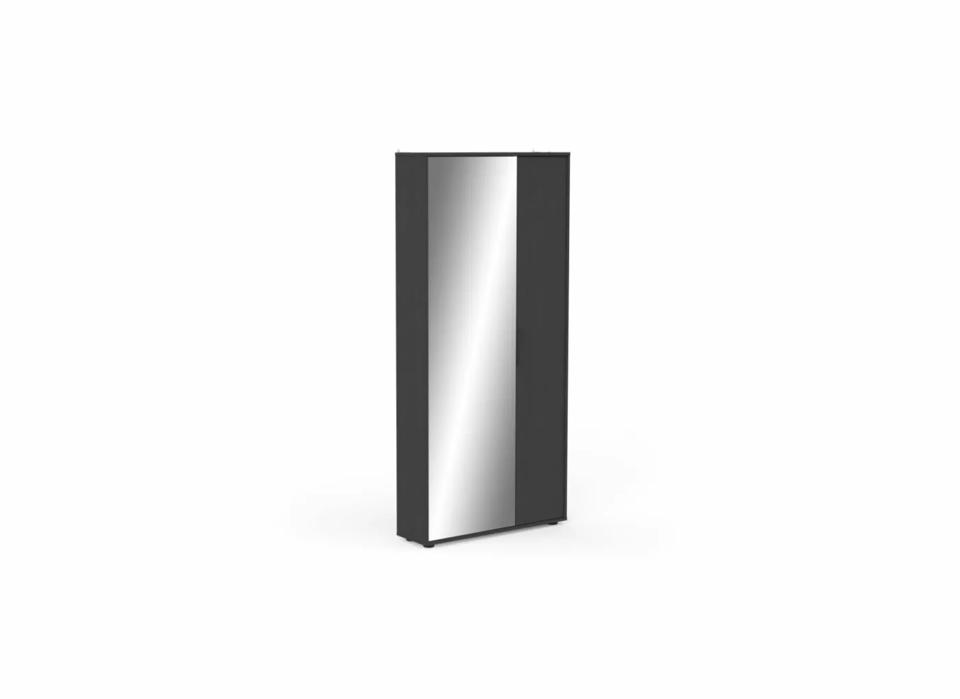 Schoenenkast Ebony 83x24x178cm - decor - zwart