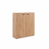 Schoenenkast Satos 100x34x110cm - melamine - artisanale eik