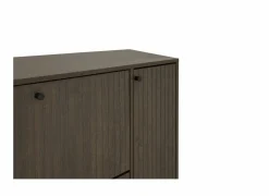 Schoenenkast Stripes 98,7x35x140,4cm - decor - smoked eik