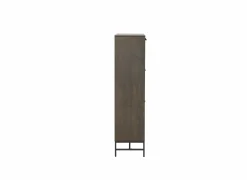 Schoenenkast Stripes 98,7x35x140,4cm - decor - smoked eik