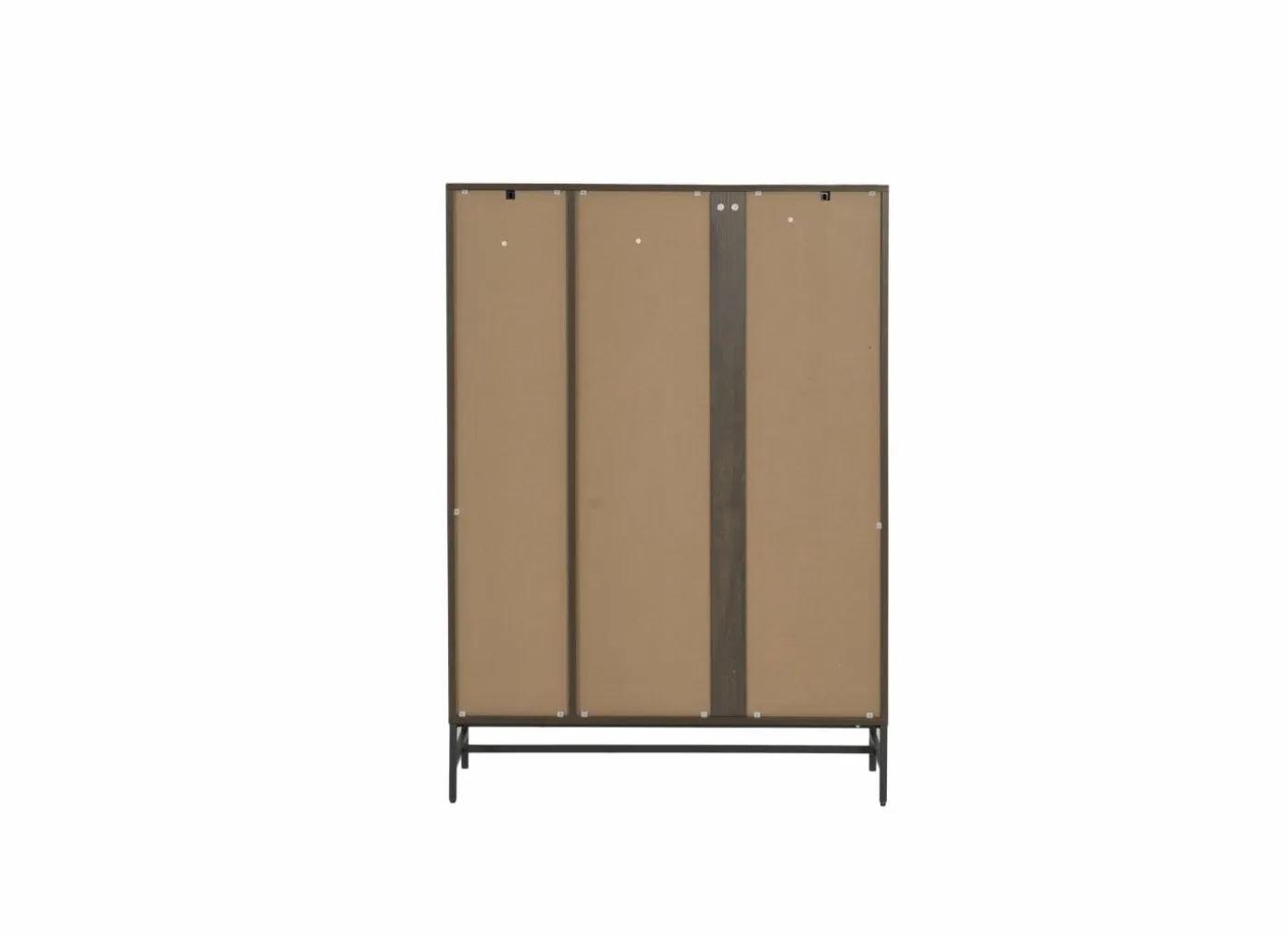 Schoenenkast Stripes 98,7x35x140,4cm - decor - smoked eik