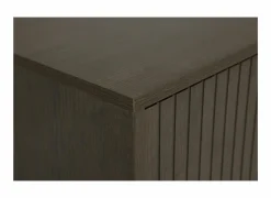 Schoenenkast Stripes 98,7x35x140,4cm - decor - smoked eik