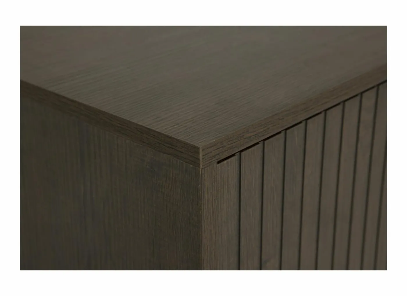 Schoenenkast Stripes 98,7x35x140,4cm - decor - smoked eik