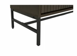 Schoenenkast Stripes 98,7x35x140,4cm - decor - smoked eik
