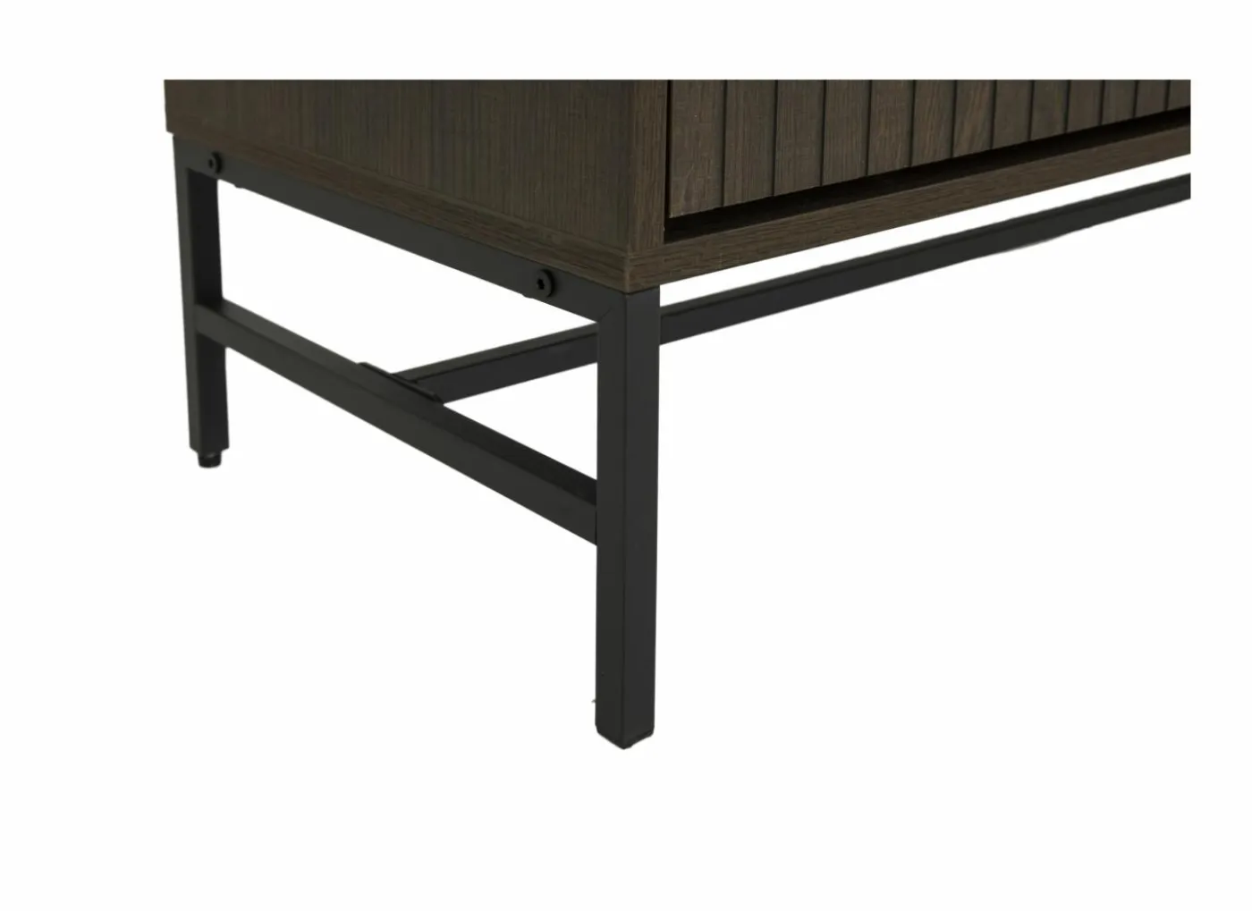 Schoenenkast Stripes 98,7x35x140,4cm - decor - smoked eik