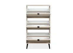 Schoenenkast Vigo 70x24x125cm - melamine - velvet
