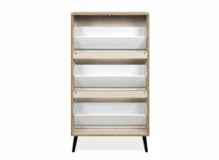 Schoenenkast Vigo 70x24x125cm - melamine - velvet