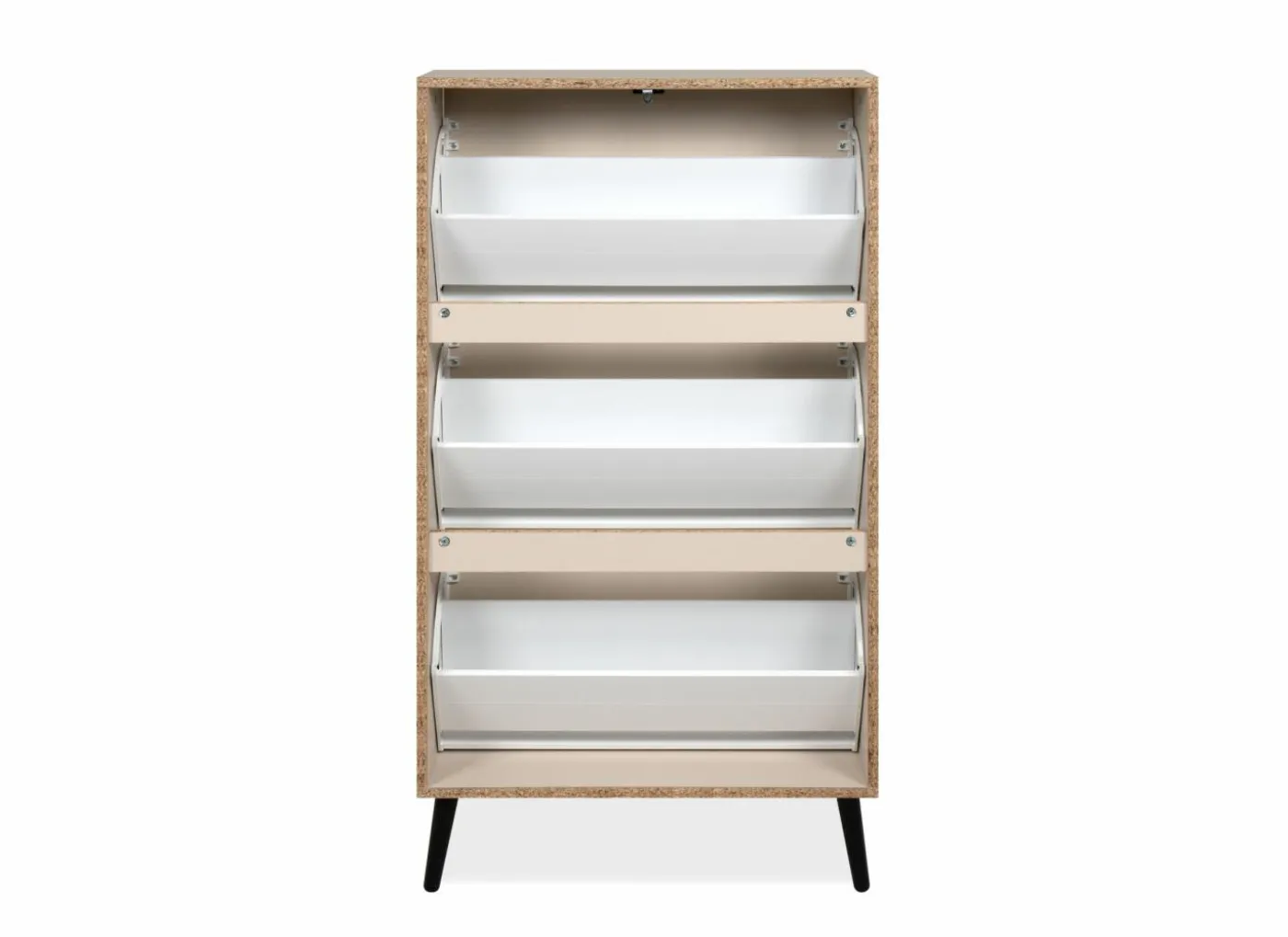 Schoenenkast Vigo 70x24x125cm - melamine - velvet