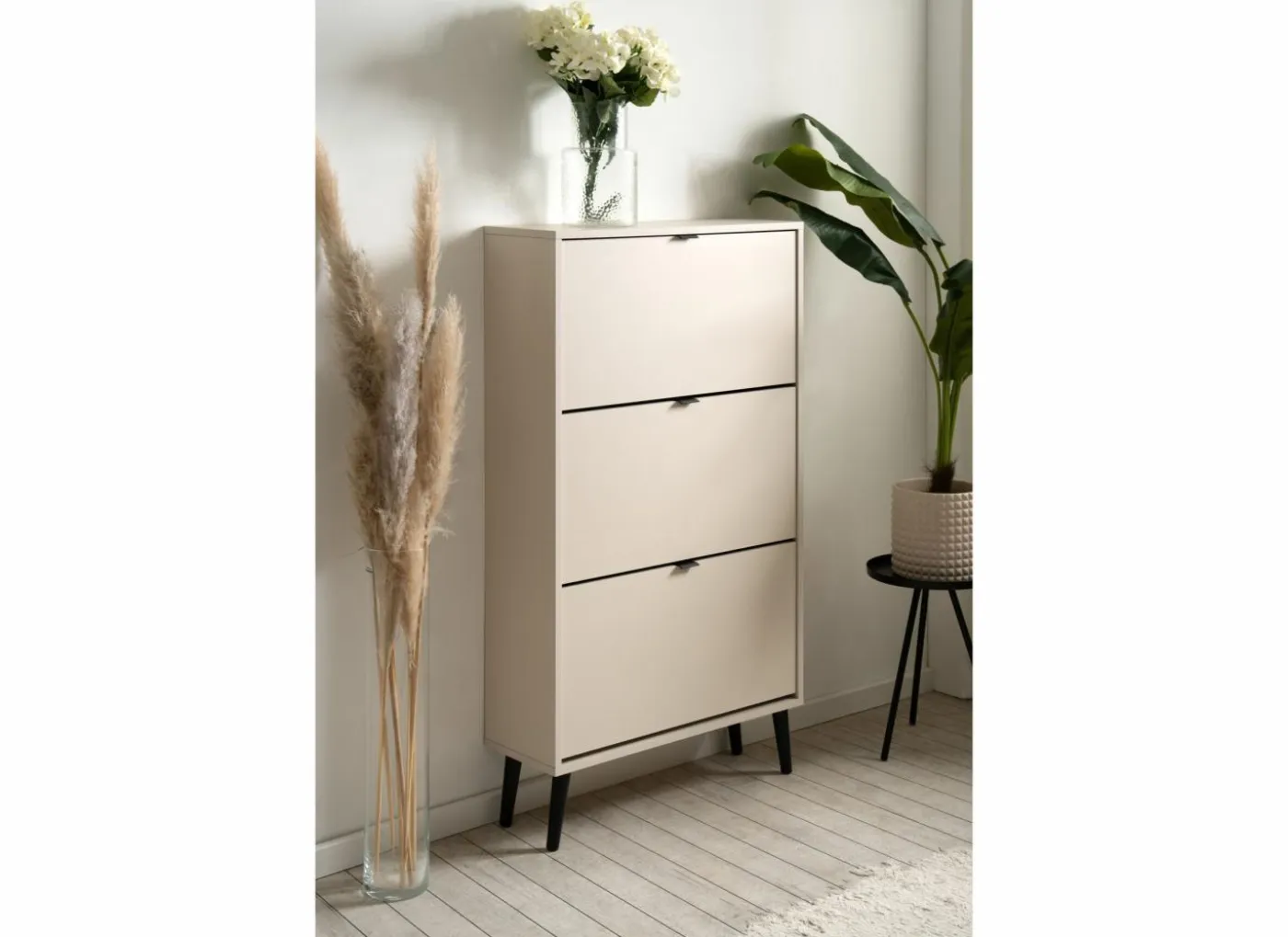 Schoenenkast Vigo 70x24x125cm - melamine - velvet