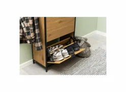 Schoenenkast 56x30x129cm - eik fineer - naturel