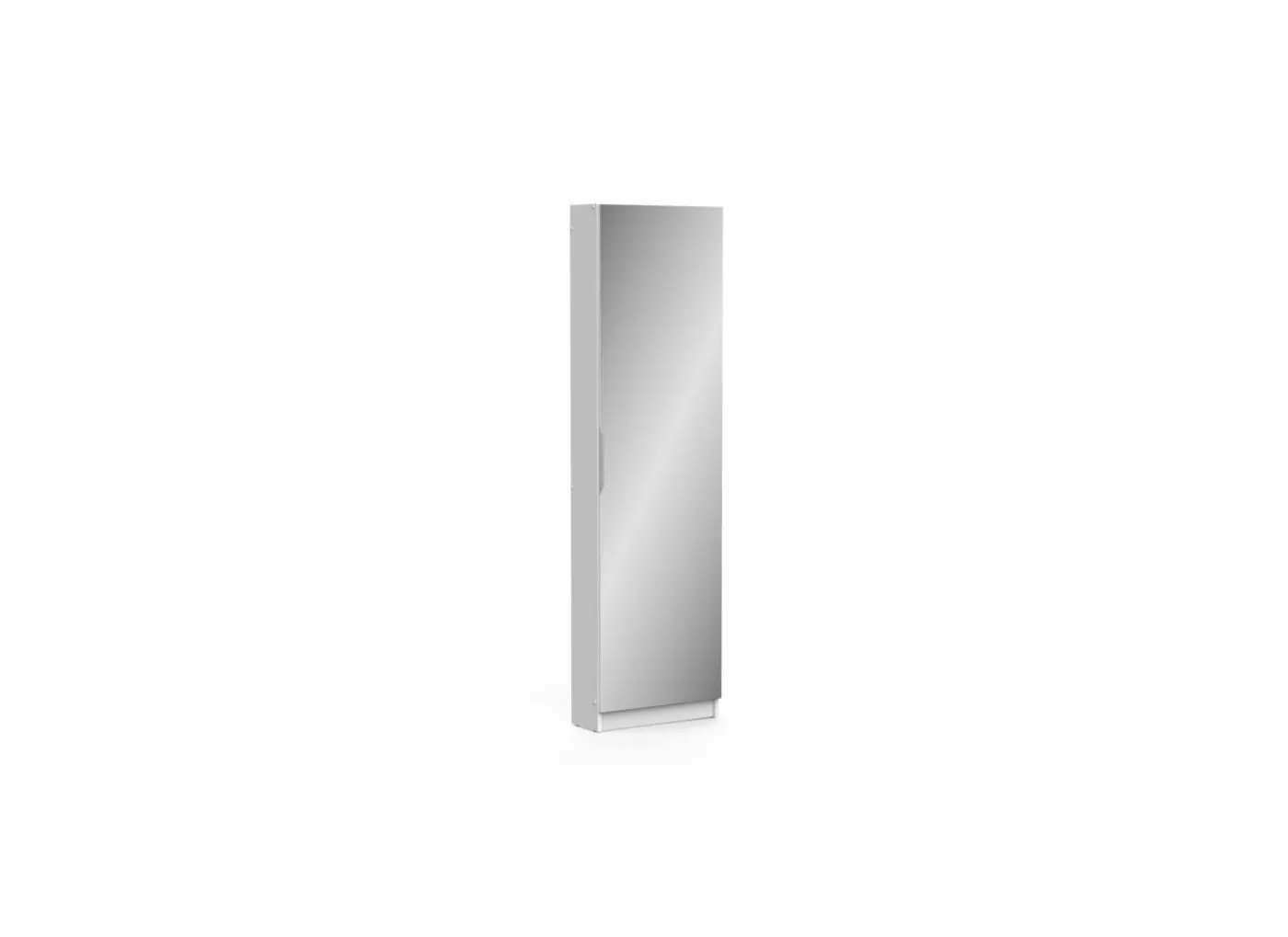 Schoenenkast Zapatero 50x20x181cm - decor - mat wit