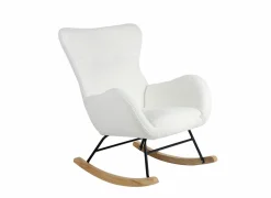 Schommelstoel Hakka  - stof - beige