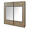 Schuifdeurkast 217cm - decor - scarlet eik