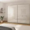 Schuifdeurkast 226cm - decor - champagne