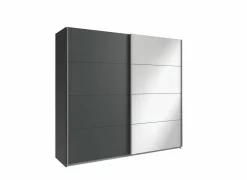 Schuifdeurkast Easyplus 225cm - decor - grafiet