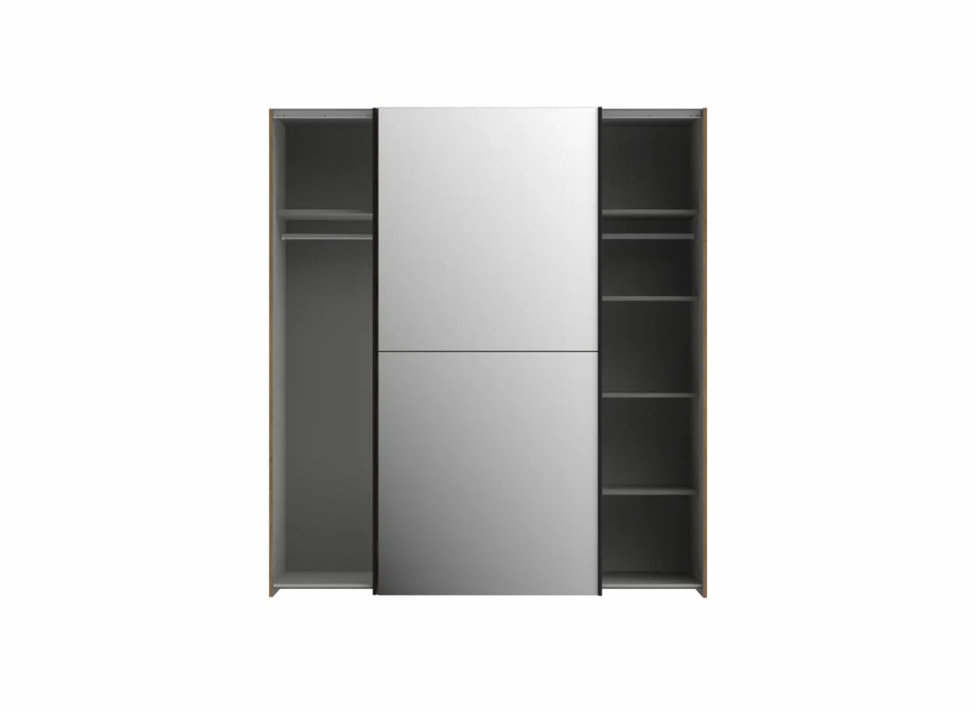 Schuifdeurkast Kaikais 170cm - decor - noble eik