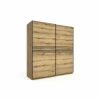 Schuifdeurkast Kato 200cm - melamine - etna eik