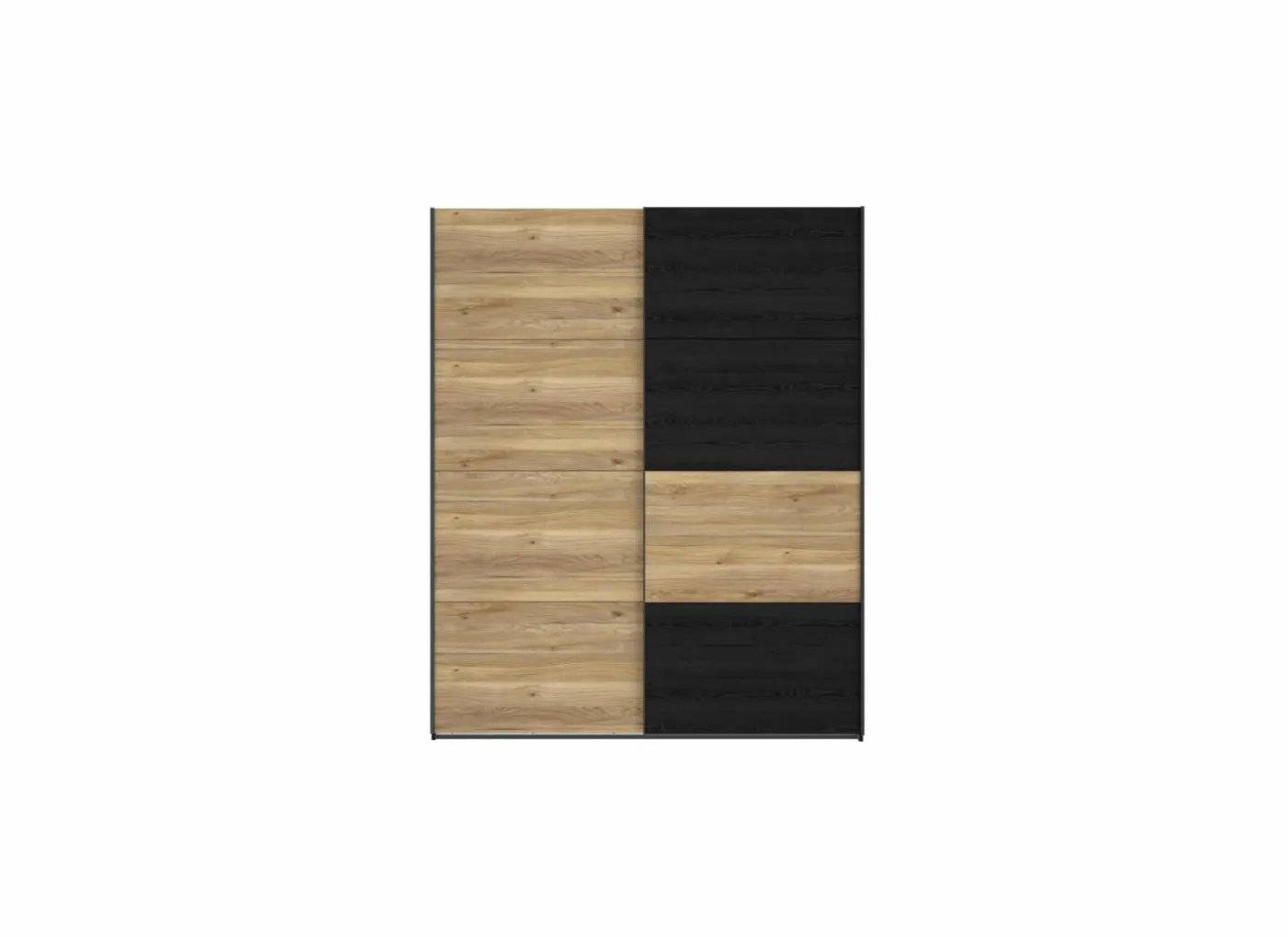 Schuifdeurkast Lya 170cm - decor - cabezone oak & mauvella oak