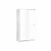 Schuifdeurkast Matamata 94cm - melamine - wit