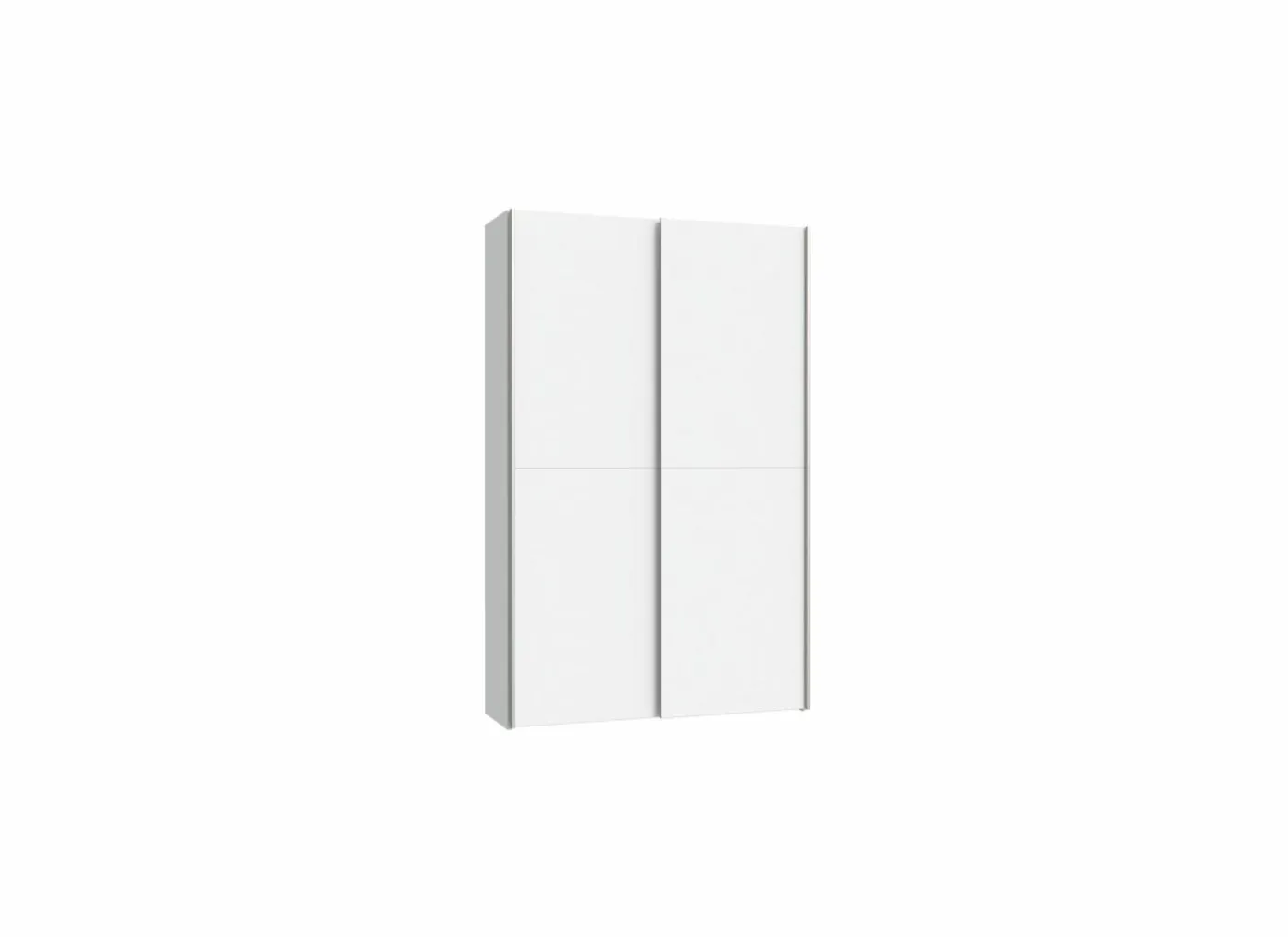Schuifdeurkast Ozzula 120cm - decor - wit