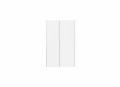 Schuifdeurkast Ozzula 120cm - decor - wit