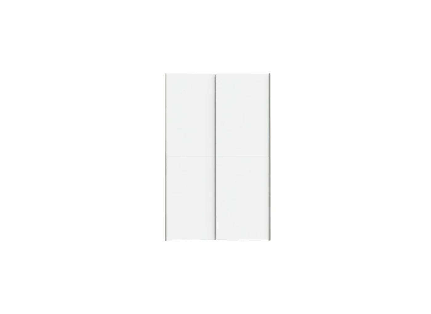 Schuifdeurkast Ozzula 120cm - decor - wit