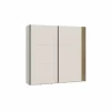 Schuifdeurkast Waikato 220cm - decor - mauvella eik & zand