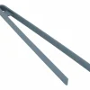 Serveertang 29cm - silicone/ijzer - grijs