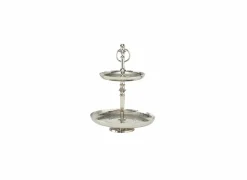 Serveertoren Fortuna Ø23cm - aluminium - zilver