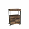 Serveerwagen 60cm - decor - old vintage wood