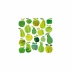 Serviette Apple & Pear 33x33cm groen 20 stuks