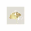 Serviette Golden Gingko 33x33cm taupe 20 stuks