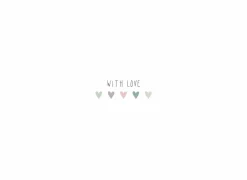 Serviette Heart Infusion 33x33cm multicolor 20 stuks