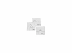 Serviette Herla 17x17cm wit 20 stuks