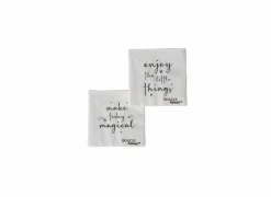 Serviette Magic 17x17cm wit 20 stuks
