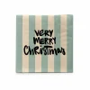 Serviette Merry Christmas 33x33cm - 20 stuks